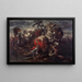 De Slag bij Pavia - Carl Hassmann — ingelijst kunstwerk aan de muur
