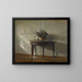 Een zonnig interieur - Carl Holse — ingelijst kunstwerk aan de muur