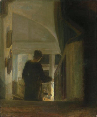 Carl Holse - A Woman Descending a Staircase.webp