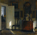 Reproduction of the painting Interior painting with cello - Carl Holse