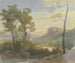 Italiaans berglandschap - Carl Hummel — weergave van het kunstwerk