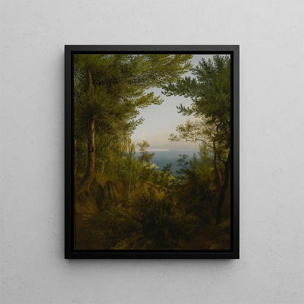 Regen - Carl Hummel — framed artwork on a wall