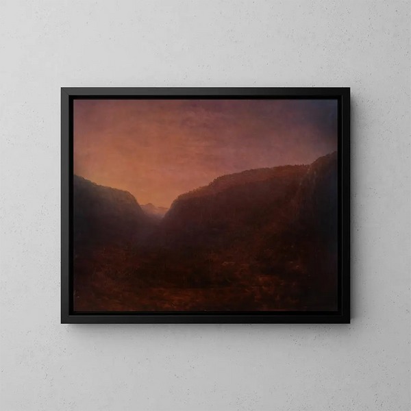Landscape - Carl Johan Fahlcrantz — framed artwork on a wall