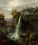 Cascade - Carl Johan Fahlcrantz — weergave van het kunstwerk