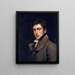 Zelfportret - Carl Joseph Begas — ingelijst kunstwerk aan de muur