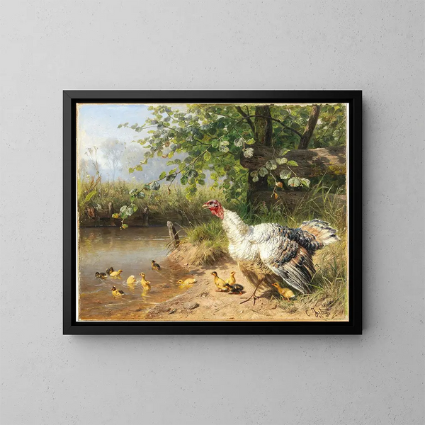 The Disobedient Children - Carl Jutz — framed artwork on a wall
