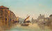 Schepen op het Grote Kanaal in Venetië - Carl Kauffmann — weergave van het kunstwerk