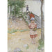 Dicht bij de kelder - Carl Larsson — weergave van het kunstwerk