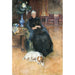 Reproductie van het schilderij Göthilda Fürstenberg - Carl Larsson
