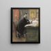 Gustaf Upmark, directeur van het Nationaal Museum - Carl Larsson — ingelijst kunstwerk aan de muur