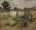 Studie van het landschap van Barbizon - Carl Larsson — weergave van het kunstwerk