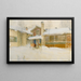 Mijn landhuis in de winter Sundborn - Carl Larsson — ingelijst kunstwerk aan de muur