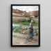 oktober - Carl Larsson — ingelijst kunstwerk aan de muur