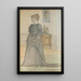 Reproductie van het schilderij Portret van mevrouw Signe Thiel - Carl Larsson