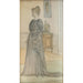 Reproductie van het schilderij Portret van mevrouw Signe Thiel - Carl Larsson