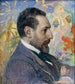 Portret van Oscar Levertin - Carl Larsson — weergave van het kunstwerk