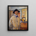 Zelfportret - Carl Larsson — ingelijst kunstwerk aan de muur