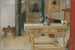 van de Zondagsrust - Carl Larsson — weergave van het kunstwerk