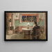Wanneer de kinderen slapen - Carl Larsson — ingelijst kunstwerk aan de muur