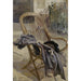 Reproductie van het schilderij Stoel van riet Studie voor de moderne kunst - Carl Larsson