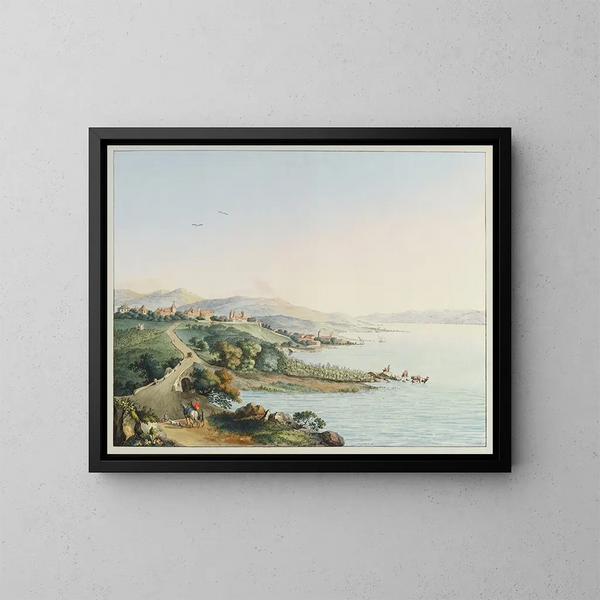 Vé de Nion - Carl Ludwig Hackert — framed artwork on a wall