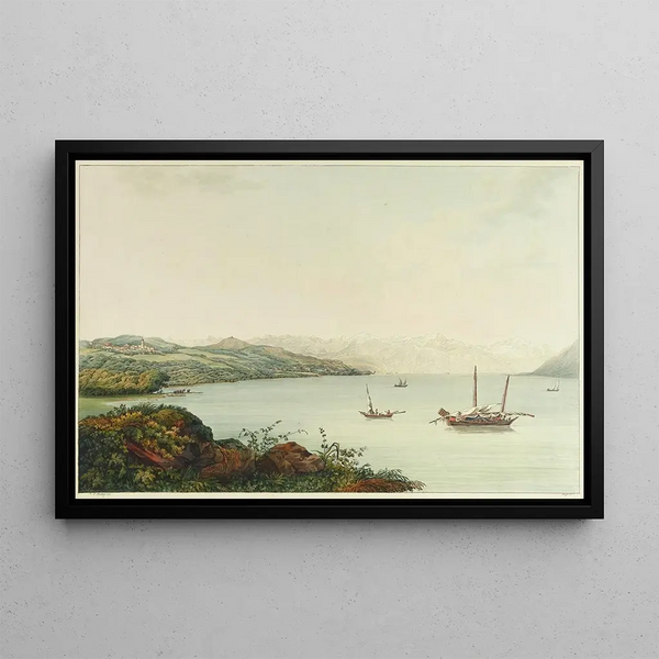 Carl Ludwig Hackert - Vue de Lausanne et de Ses environs prise de St Sulpice.webp