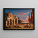 Piazza San Marco, Venetië - Carl Ludwig Rundt — ingelijst kunstwerk aan de muur