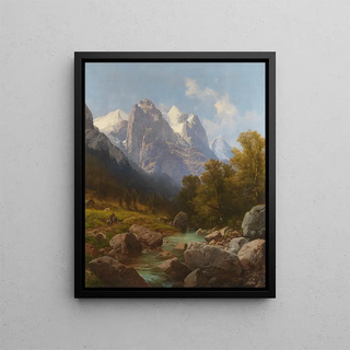 Carl Millner - Der Maler im Gebirge.webp