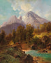 The Watzmann near Berchtesgaden - Carl Millner — artwork view