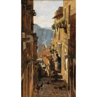 Carl Moll - A street in Ragusa.webp