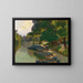 Quai à Heustadlwasser - Carl Moll — ingelijst kunstwerk aan de muur