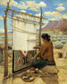 Tisserand Navajo - Carl Moon — weergave van het kunstwerk
