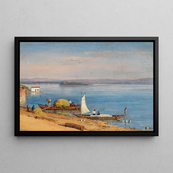 Carl Morgenstern - A View of Rdesheim am Rhein.webp