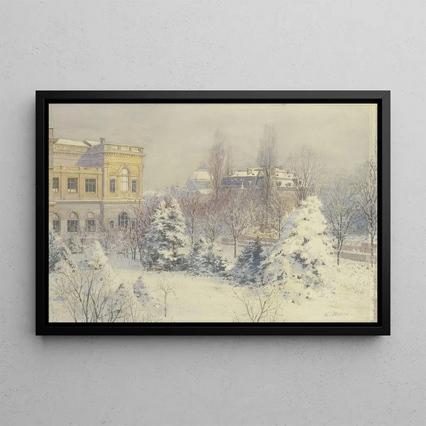 Carl Nebel - Blick von Sden auf das Stdelsche Kunstinstitut im Winter.webp