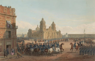 Carl Nebel - Genl Scotts entrance into Mexico Plate 45.webp