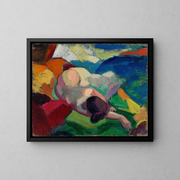 Nude - Carl Newman — framed artwork on a wall