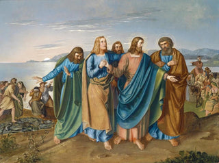 Carl Oesterley - Jesus At The Sea Of galilee.webp