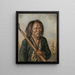 Portret van een Tungu-man - Carl Peter Mazer — ingelijst kunstwerk aan de muur