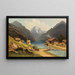Le Sixenhof aan het Achensee meer in Tirol - Carl Prestele — ingelijst kunstwerk aan de muur
