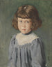 Portret van een meisje - Carl Probst — weergave van het kunstwerk