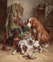 Na de jacht - Carl Reichert — weergave van het kunstwerk