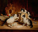 Kaartspellen - Carl Reichert — weergave van het kunstwerk