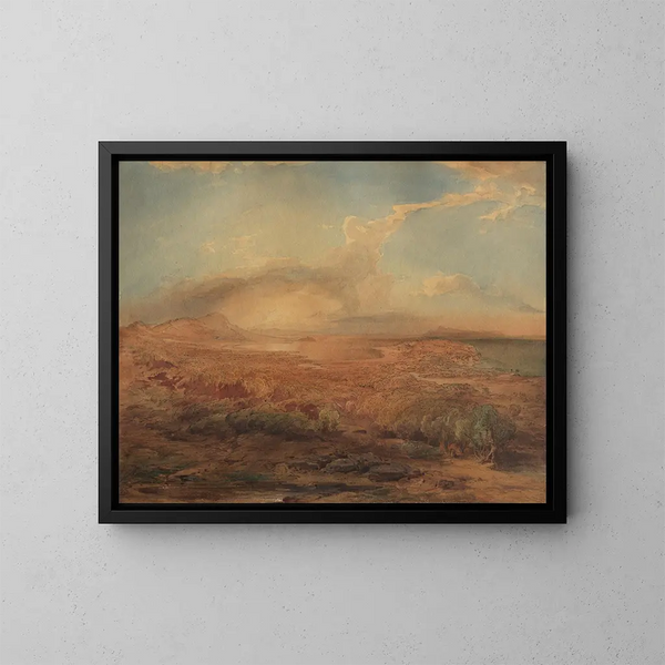 Epidaurus - Carl Rottmann — framed artwork on a wall