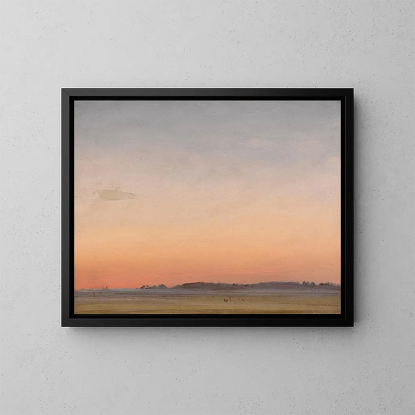 Landscape Painting - Carl Rottmann — framed artwork on a wall