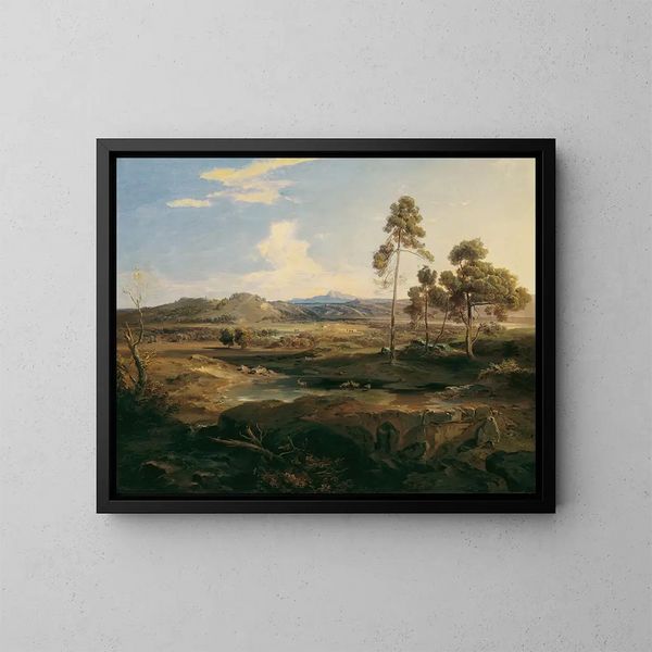 Olympia - Carl Rottmann — framed artwork on a wall