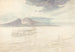 Panorama's van de Vesuvius en Monte Pellegrino - Carl Rottmann — weergave van het kunstwerk