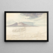 Panorama's van de Vesuvius en Monte Pellegrino - Carl Rottmann — ingelijst kunstwerk aan de muur