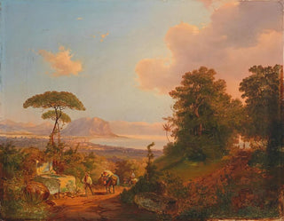 Carl Schweninger - Blick In Die Bucht Von Palermo.webp