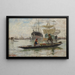Barge de fruits à Venise Esquisse - Carl Skånberg — ingelijst kunstwerk aan de muur