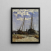 Studie voor de haven van Dordrecht 1880 Göteborgs kunstmuseum - Carl Skånberg — ingelijst kunstwerk aan de muur